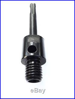 4” Dry Diamond Core Drill Bit for Hard Concrete with SDS Plus Adapter Combo 