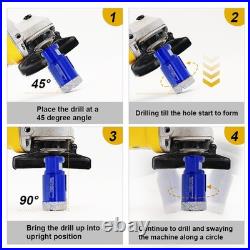 10pcs/Set Dry Diamond Drilling Core Bit Hole Saw Bit for Porcelain Tile Ceramic