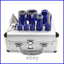 10pcs/kit Diamond Core Drill Bit Chamfer Bit Tile Hole Cutter for Marble Ceramic