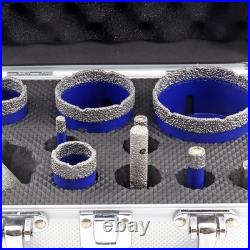10pcs/kit Diamond Core Drill Bit Chamfer Bit Tile Hole Cutter for Marble Ceramic