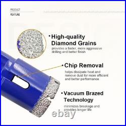 10pcs/kit Diamond Drilling Core Bits Hole Saw Tool for Tile Porcelain Marble