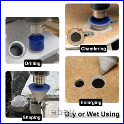 11pcs Diamond Drill Bits Ceramic Tile Marble Core Hole Saw for Angle Grinder