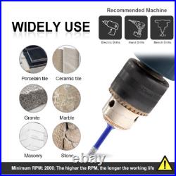 11pcs Diamond Drill Bits Ceramic Tile Marble Core Hole Saw for Angle Grinder