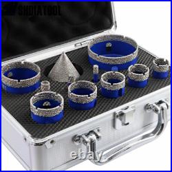 11pcs Diamond Drill Bits Ceramic Tile Marble Core Hole Saw for Angle Grinder