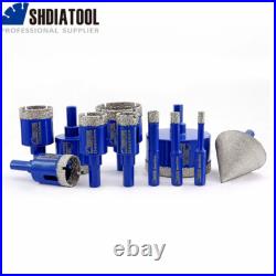 11pcs Diamond Drill Bits Ceramic Tile Marble Core Hole Saw for Angle Grinder