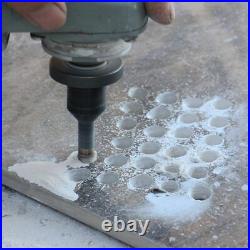 12PCS M14 Thread Brazed Diamond Dry Hole Saw Kit 6-68mm For Tile Marble Granite
