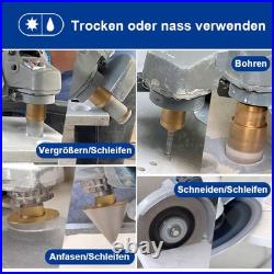 12pcs/Box Diamond Core Bits Set Chamfer Bit Hole Saw Cutter M14 Angle Grinder