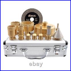 12pcs/Box Diamond Core Bits Set Chamfer Bit Hole Saw Cutter for Tile Granite