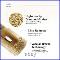 12pcs/Box Vacuum Brazed Diamond Core Bit Set Hole Saw Porcelain Tile Granite