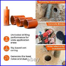 13'' Core Drill Bit for Concrete Hole Saw, Wet Diamond Core Drill Bit MESA CD100