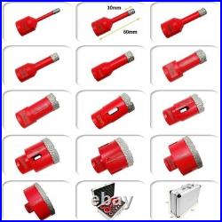 13pcs Diamond Drilling Core Bits Kit for Ceramic Tile Hole Saw Cutter M14 Thread