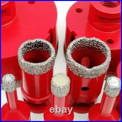13pcs Diamond Drilling Core Bits Kit for Ceramic Tile Hole Saw Cutter M14 Thread