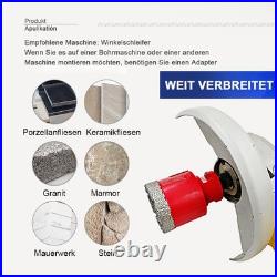13pcs Diamond Drilling Core Bits Kit for Ceramic Tile Hole Saw Cutter M14 Thread