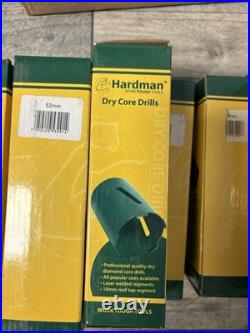15 X Core Drill Diamond Cut = 9 X 48mm And 6 X 52mm
