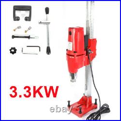 165mm Wet/Dry Diamond Core Drill Concrete Driller Machine with Stand fit M22 3300W