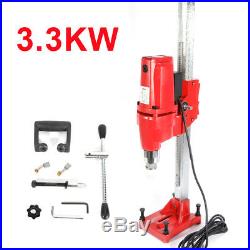 165mm max Diamond Core Drill Concrete Drilling Machine with Stand Wet/Dry 3300W UK