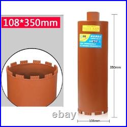 18-350mm Pipe Drill Wet 370mm Diamond Core Wall Floor Drill Bit Deep Hole Saw