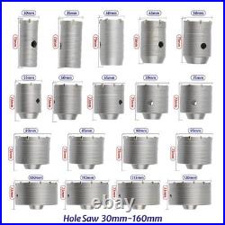 30mm 160mm CORE DRILL BIT CONCRETE SDS MASONRY HOLE PILOT BRICKS BLOCK DRAINAG