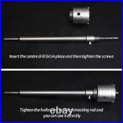 30mm 160mm CORE DRILL BIT CONCRETE SDS MASONRY HOLE PILOT BRICKS BLOCK DRAINAG