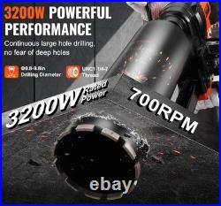 3200W 8 205mm Diamond Core Drill Wet Dry Machine with Stand Bits Concrete Stone