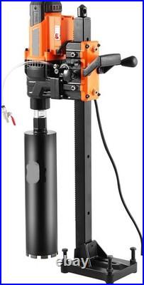 3200W 8 205mm Diamond Core Drill Wet Dry Machine with Stand Bits Concrete Stone
