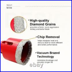 5pcs Diamond Drill Core Bits M14 Hole Saw Granite Kit Drilling Bit Tile Ceramic