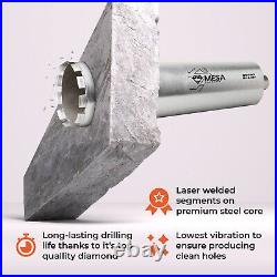 7 PACK Wet Diamond Core Drill Bit Set for Concrete Granite Coring, MESA DIAMOND