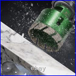 8Pcs 6-68mm Dry Diamond Core Drill Bits Set for Granite Tile Marble Ceramic