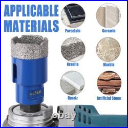 8Pcs M14 Brazed Diamond Core Bit Set Dry Holesaw for Tile Marble Granite Ceramic