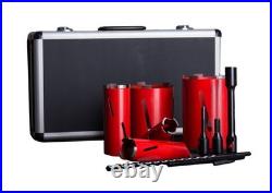 ARMEG 11 Piece Dry Diamond Core Drill Bit Set +Case Sizes 42,52,65,117,127mm