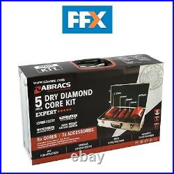 Abracs ABDCORESET5 Expert 11pc Dry Diamond Core Kit