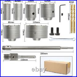 Amtech 30mm-160mm Core Drill Bit SDS TCT Concrete Masonry Brick Pilot Holesaw Amtech 30mm-160mm Core Drill Bit SDS TCT Concrete Masonry Brick Pilot Holesaw