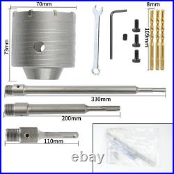 Amtech 30mm-160mm Core Drill Bit SDS TCT Concrete Masonry Brick Pilot Holesaw