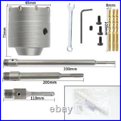 Amtech 30mm-160mm Core Drill Bit SDS TCT Concrete Masonry Brick Pilot Holesaw