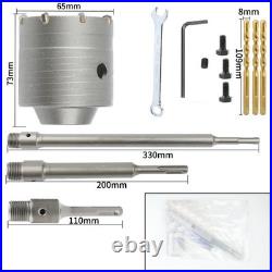 Amtech 30mm-160mm Core Drill Bit SDS TCT Concrete Masonry Brick Pilot Holesaw