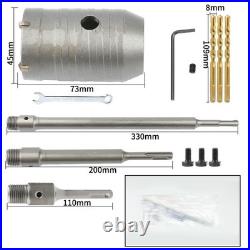 Amtech 30mm-160mm Core Drill Bit SDS TCT Concrete Masonry Brick Pilot Holesaw