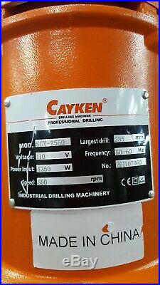 Cayken 10 Diamond Core Drill Rig with 580F Adjustable Angle Vacuum Plate Stand