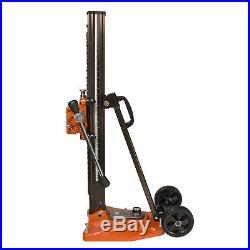 Cayken 580F Aluminum Diamond Core Drill Rig Stand with Vacuum Plate and Wheels