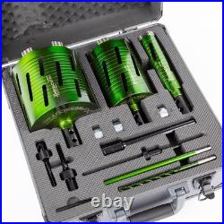 Clipacore XPRESSCUT Electricians 42mm, 112mm & 152mm Dry Diamond Core Set, QCELK