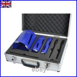 Complete 7 Piece Diamond Core Drill Kit Ideal for DIY and Professional Use