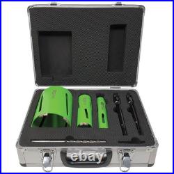 Core Plus DCDKIT7 Diamond Dry Core Drill Bit Set, 7 Piece
