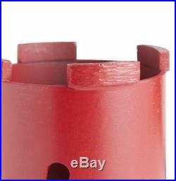 DTW 200mm Dry Core 1/2 BSP Professional Slotted Diamond Drill Bit