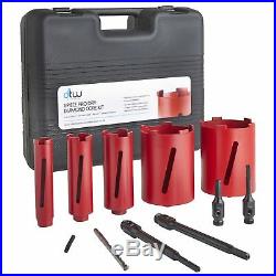 DTW Dry Diamond Core Drill Bit Plumbers/Builders Premium Segment Hole Cutter