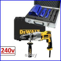 DeWALT D21570K 1300W 240V 2 Speed 127MM Dry Diamond Core Drill NEW + FAIDCKIT7