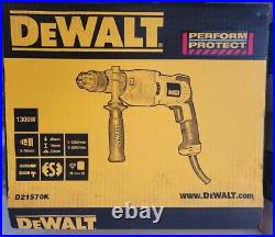 DeWalt D21570K 240V 2 Speed Dry Diamond Drill 1300W Side Handle Depth Stop Case2