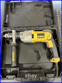 DeWalt D21570K 240V 2 Speed Dry Diamond Drill 1300W Side Handle Depth Stop Case