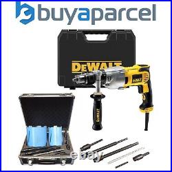 Dewalt D21570K Dry Diamond Core Drill Rotary Percussion 110v + 7PC Electricians