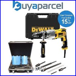 Dewalt D21570K Dry Diamond Core Drill Rotary Percussion 240v + 7PC Electricians