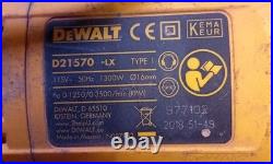 Dewalt D21570 LX 2 Speed Dimond Core Drill Cordless 1300w 110V