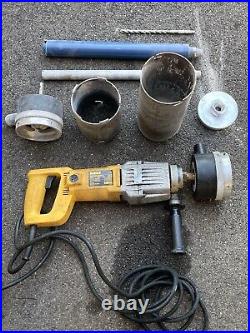 Dewalt core drill DW580K 240v and core drilling set